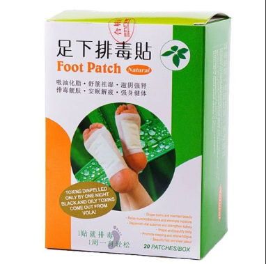 Detox Foot Patch — натуральное очищение организма